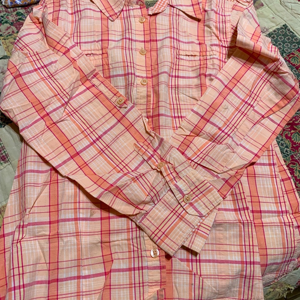 Schmidt womens plaid shirt